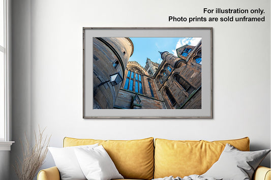 University of Glasgow Tower Colour | Architecture Photo Print