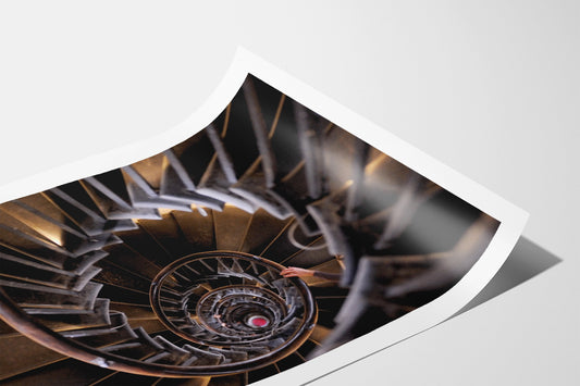 London Monument Staircase print