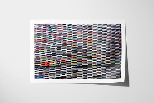 Wall of Sound cassette tapes wall art photo print