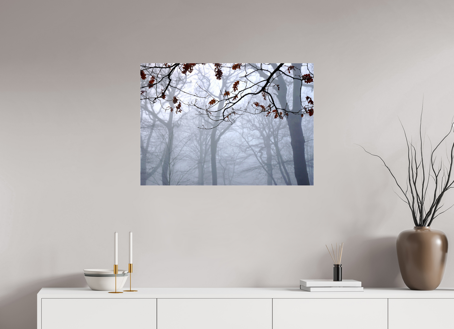 ISO A1 (84,1 x 59,4 cm), Photo Print Under Acrylic Glass Highgate Woods on Acrylic Glass