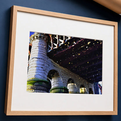 Glasgow Autumn Reflection Print | Caledonian Railway Bridge