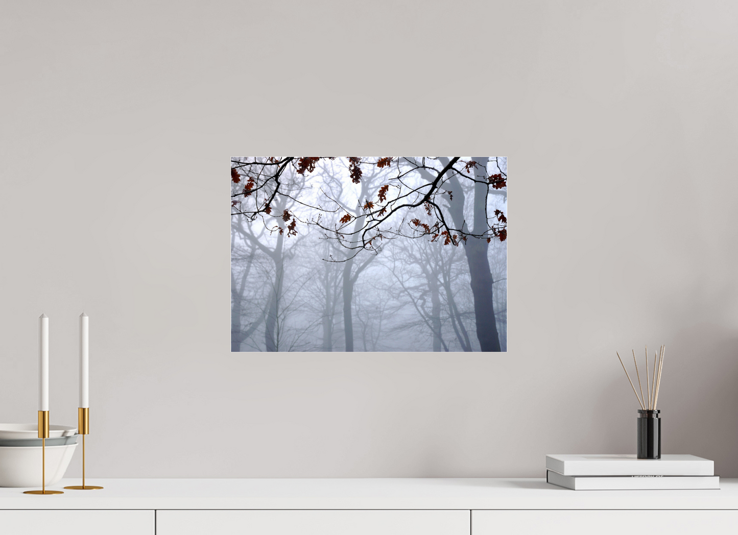 ISO A3 (42 x 29,7 cm), Photo Print Under Acrylic Glass Highgate Woods on Acrylic Glass