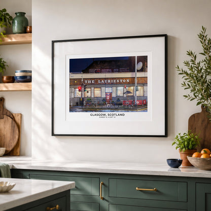 Laurieston Pub Glasgow Print | Unframed Wall Art