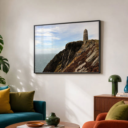 Islay Unframed Print, American Monument, Mull of Oa Landscape