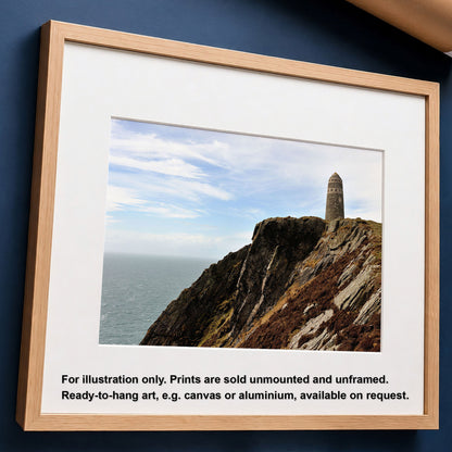 Islay Unframed Print, American Monument, Mull of Oa Landscape