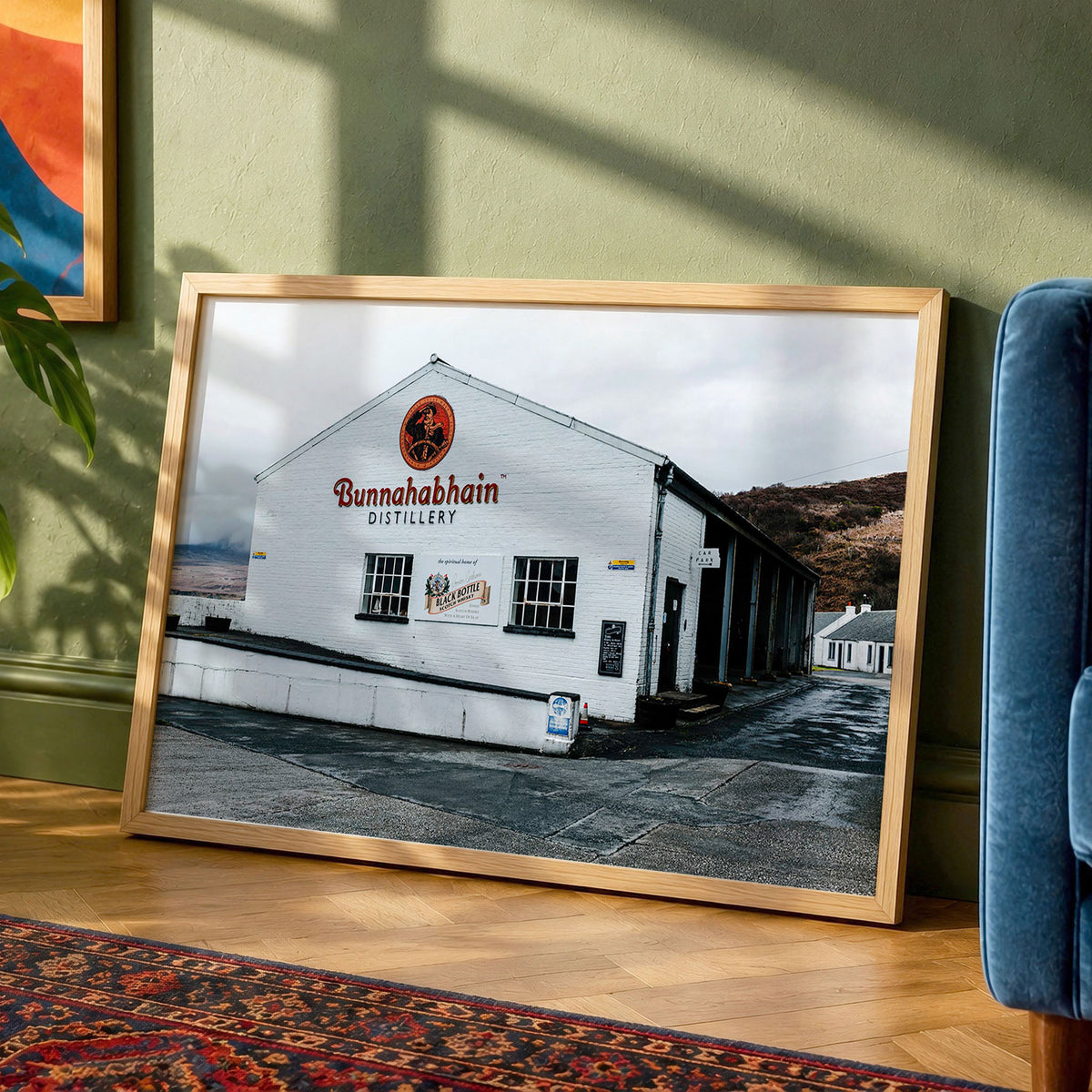 Islay Whisky Print, Bunnahabhain Distillery, Scottish Islands Photography, Landscape Home Decor