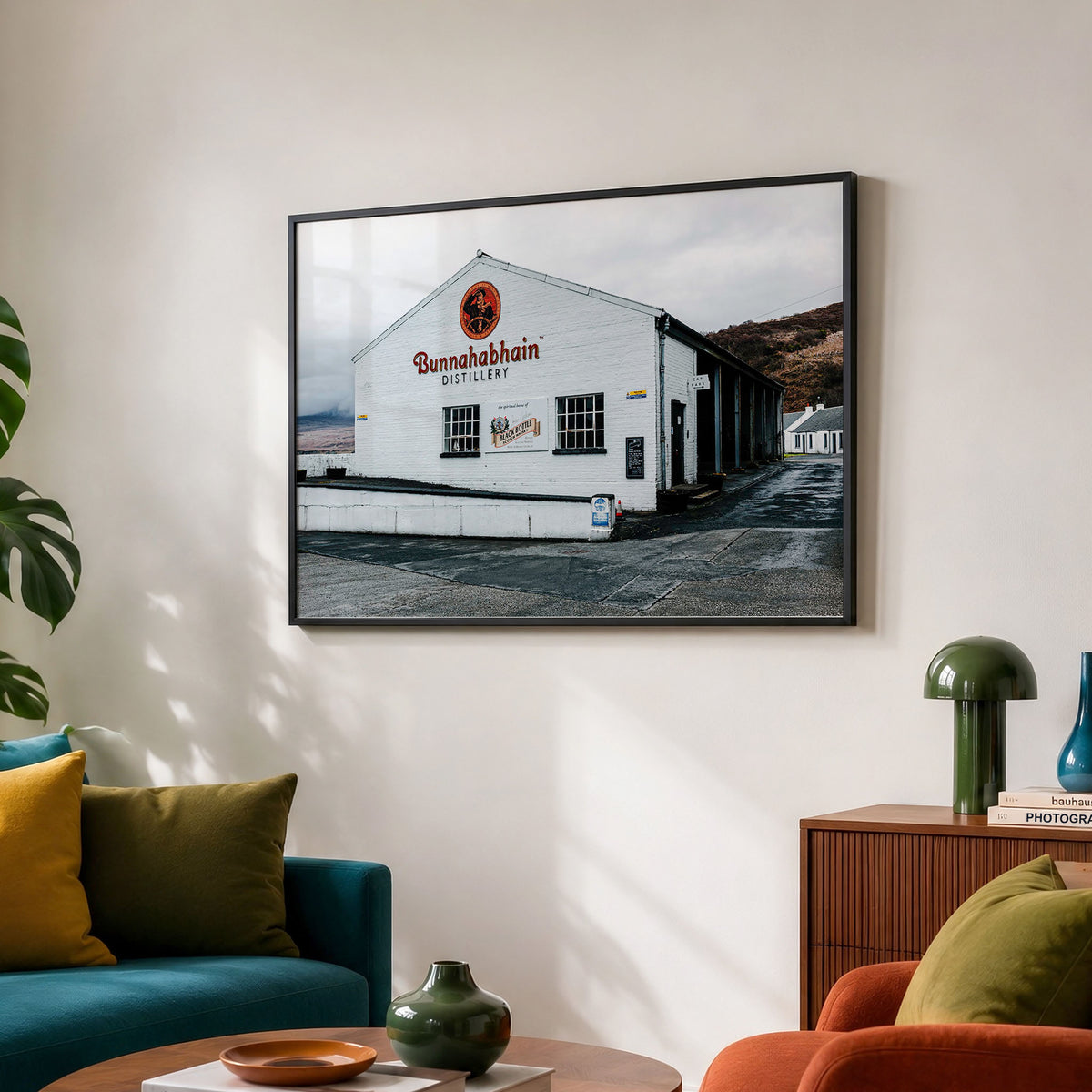Islay Whisky Print, Bunnahabhain Distillery, Scottish Islands Photography, Landscape Home Decor
