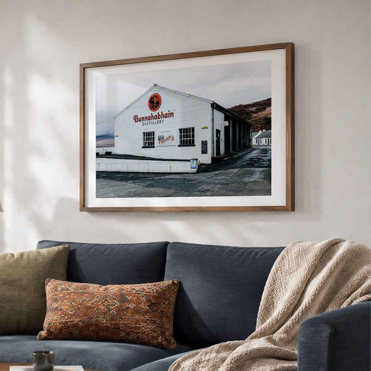 Islay Whisky Print, Bunnahabhain Distillery, Scottish Islands Photography, Landscape Home Decor