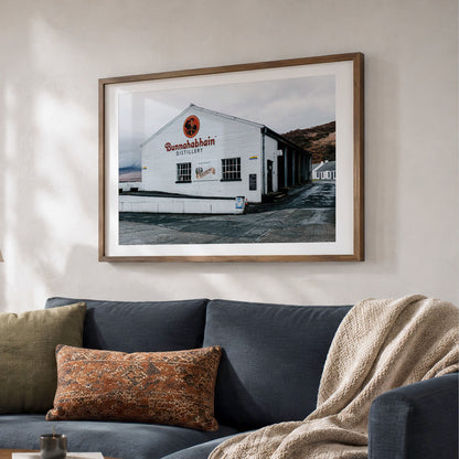 Islay Whisky Print, Bunnahabhain Distillery, Scottish Islands Photography, Landscape Home Decor