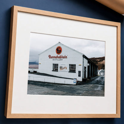 Islay Whisky Print, Bunnahabhain Distillery, Scottish Islands Photography, Landscape Home Decor