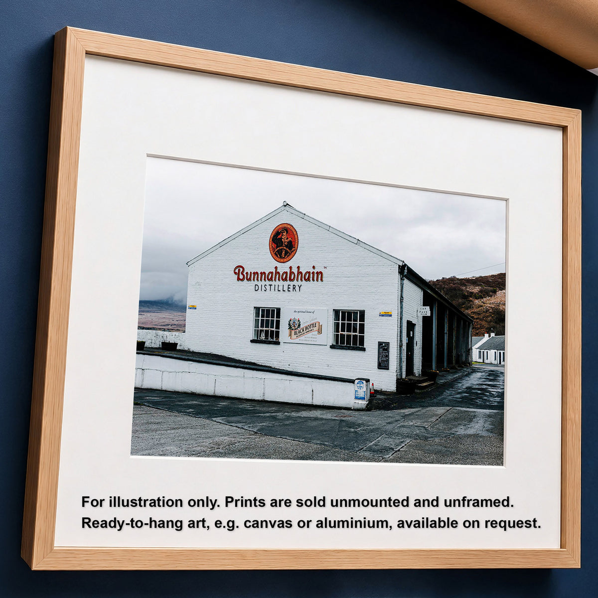 Islay Whisky Print, Bunnahabhain Distillery, Scottish Islands Photography, Landscape Home Decor
