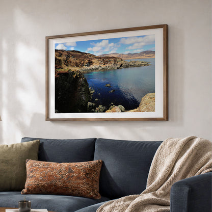 Islay Coastal Landscape, Saligo Bay Print, Travel Photography, Scottish Seascape Wall Art