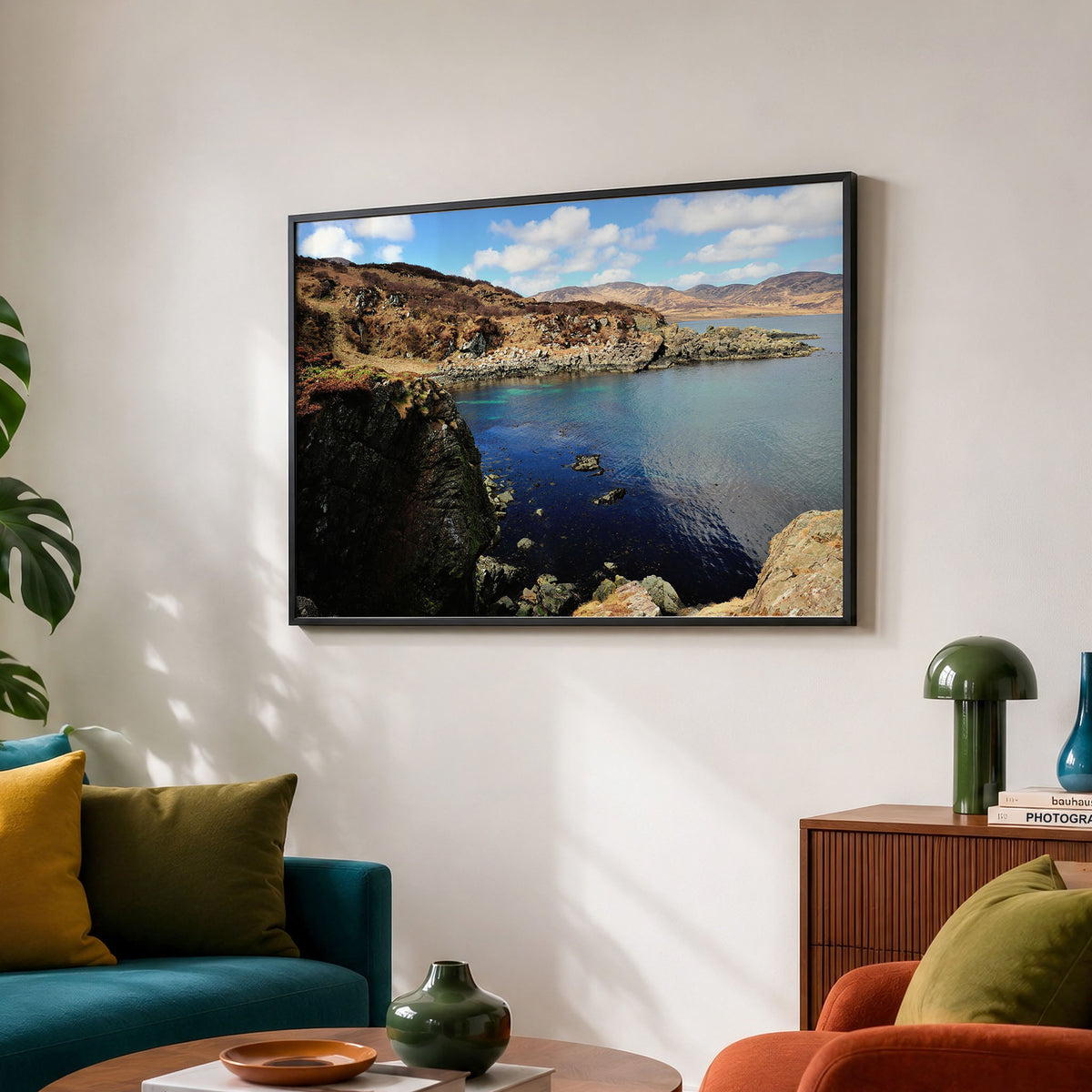 Islay Coastal Landscape, Saligo Bay Print, Travel Photography, Scottish Seascape Wall Art