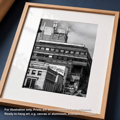 Glasgow Bourdon Building, Brutalist Photo Print