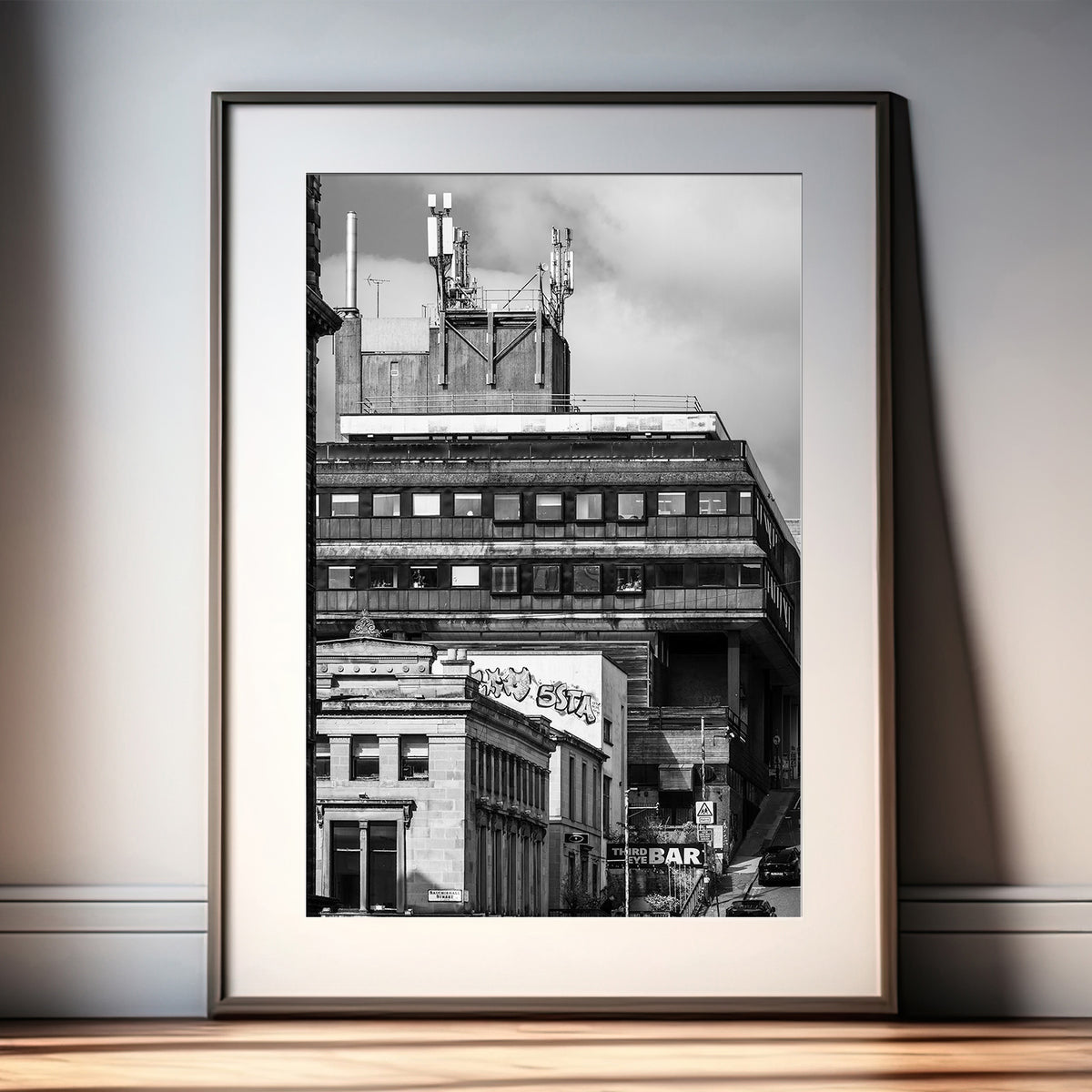 Glasgow Bourdon Building, Brutalist Photo Print