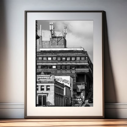 Glasgow Bourdon Building, Brutalist Photo Print