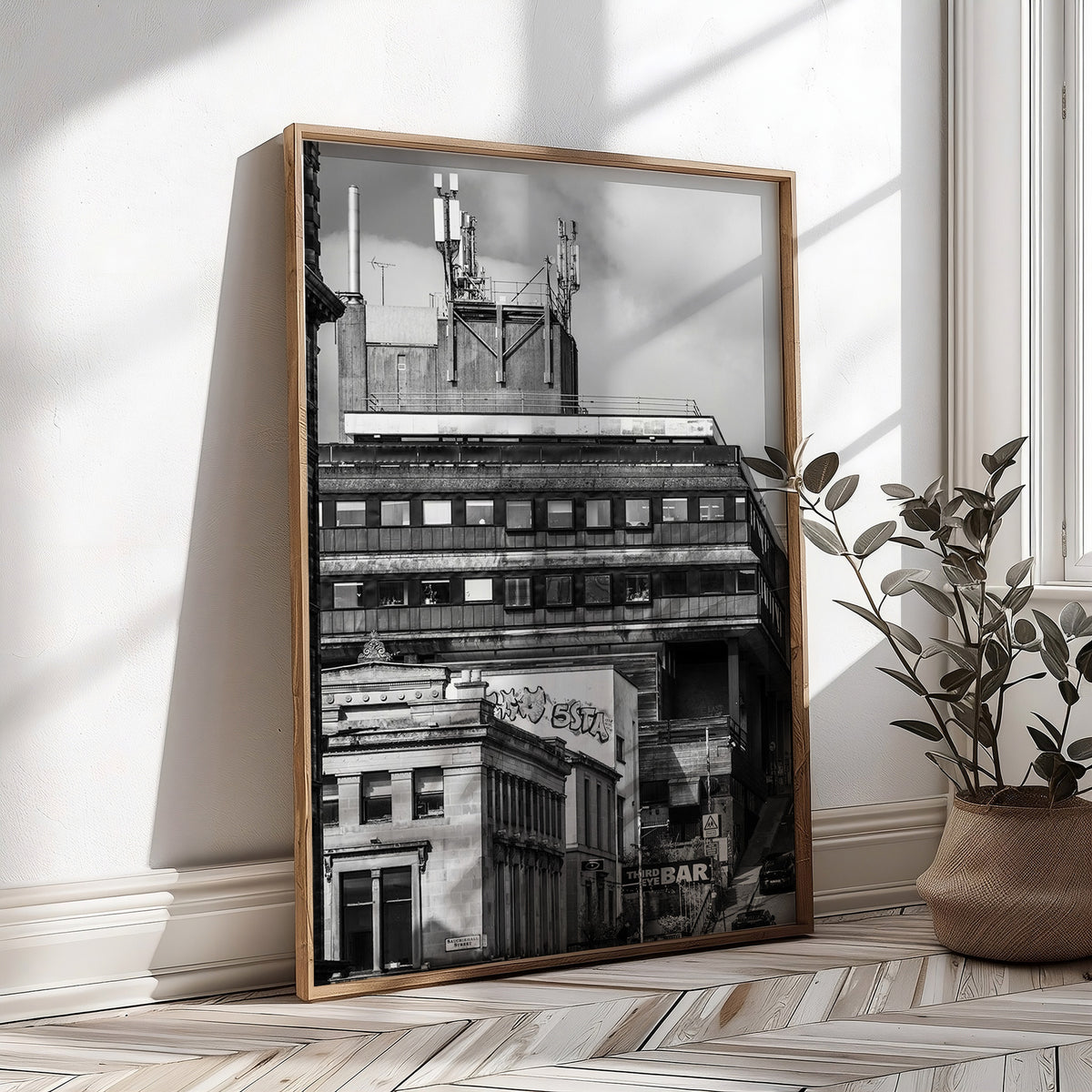 Glasgow Bourdon Building, Brutalist Photo Print