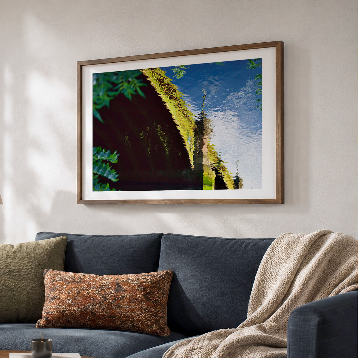 Glasgow Albert Bridge Print | Abstract Reflection