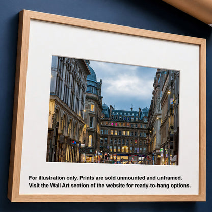 Glasgow Photo Print, Architecture Photography, Central Station