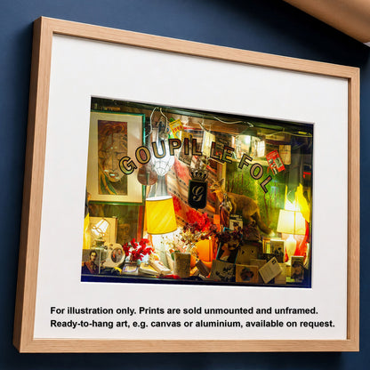 Brussels Bar Unframed Print | Goupil Le Fol
