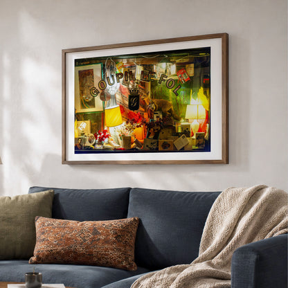 Brussels Bar Unframed Print | Goupil Le Fol