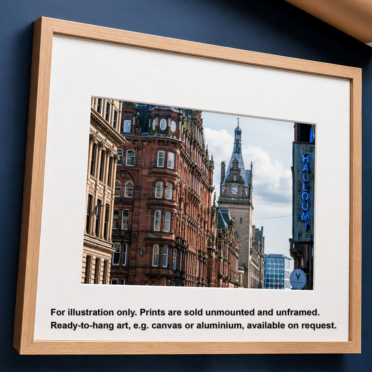 Glasgow Cityscape Print | Central Station | Hope Street Architecture