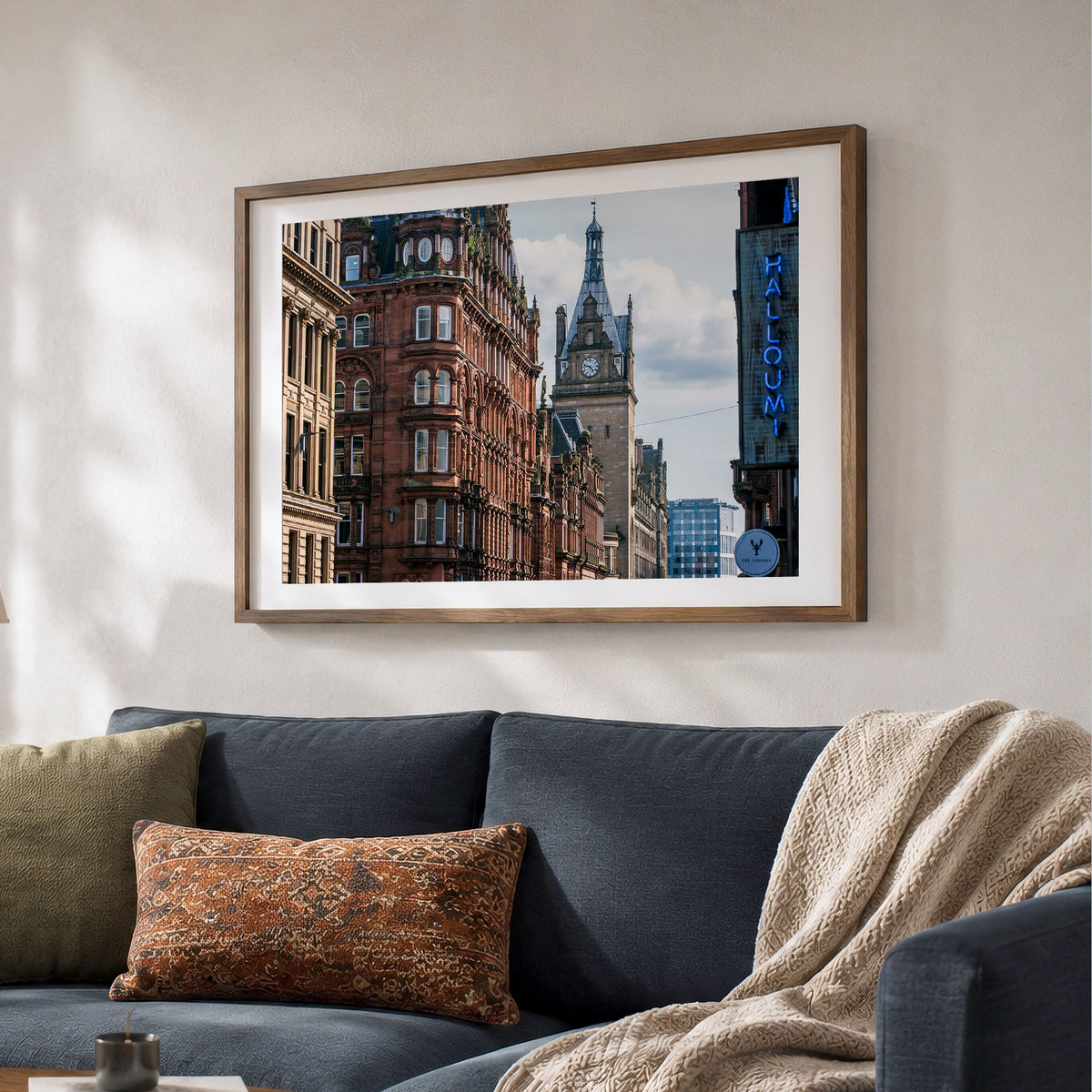 Glasgow Cityscape Print | Central Station | Hope Street Architecture