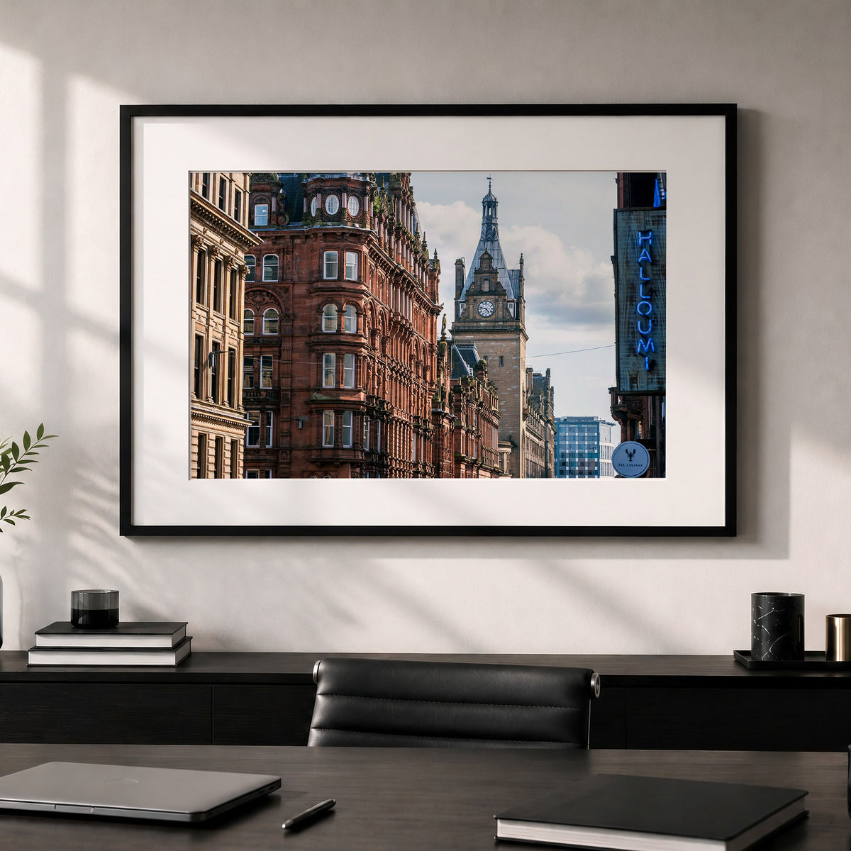 Glasgow Cityscape Print | Central Station | Hope Street Architecture