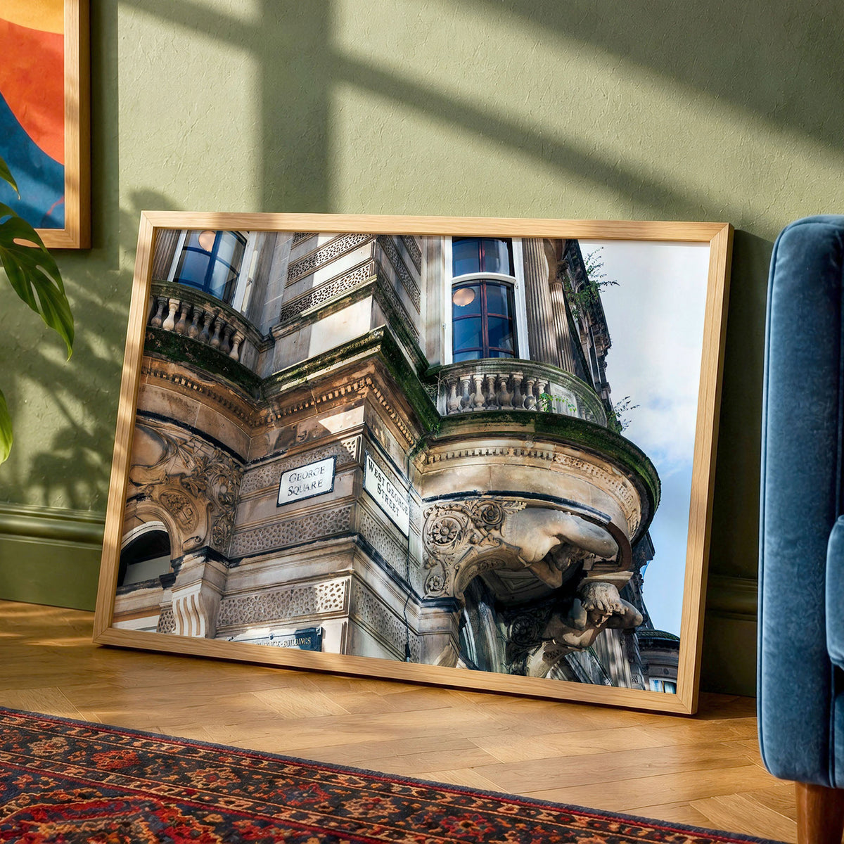 Glasgow Merchant's House Colour Print | George Square Architecture