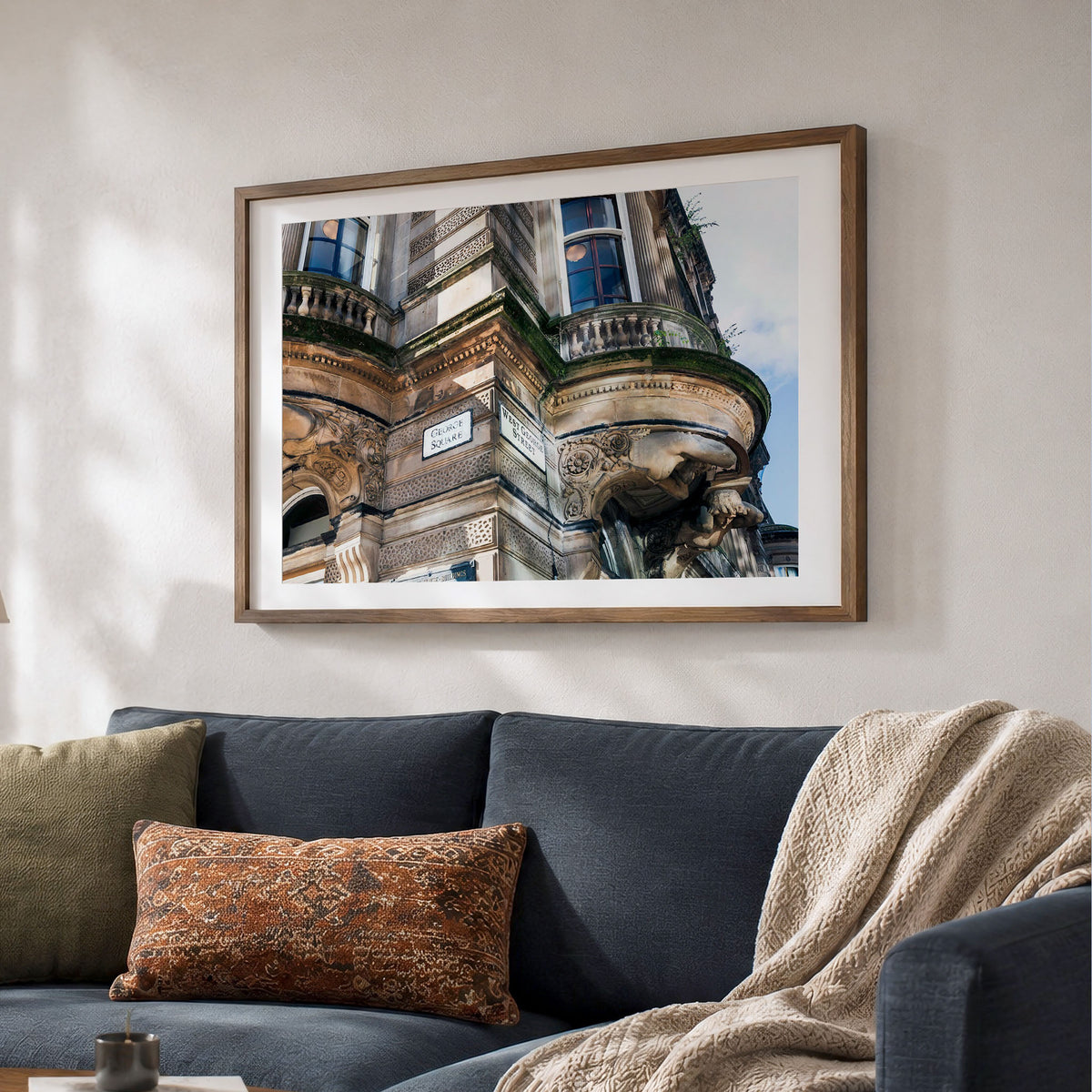 Glasgow Merchant's House Colour Print | George Square Architecture