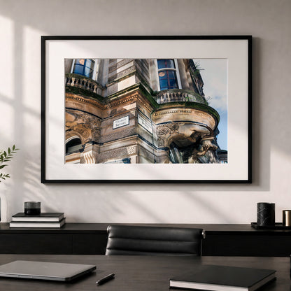 Glasgow Merchant's House Colour Print | George Square Architecture