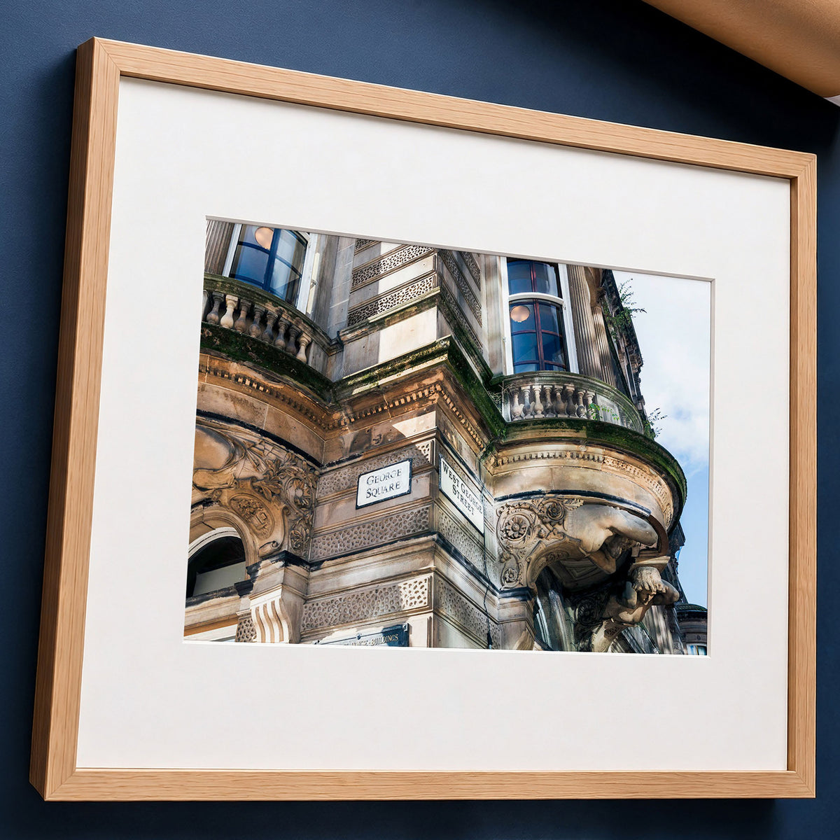 Glasgow Merchant's House Colour Print | George Square Architecture