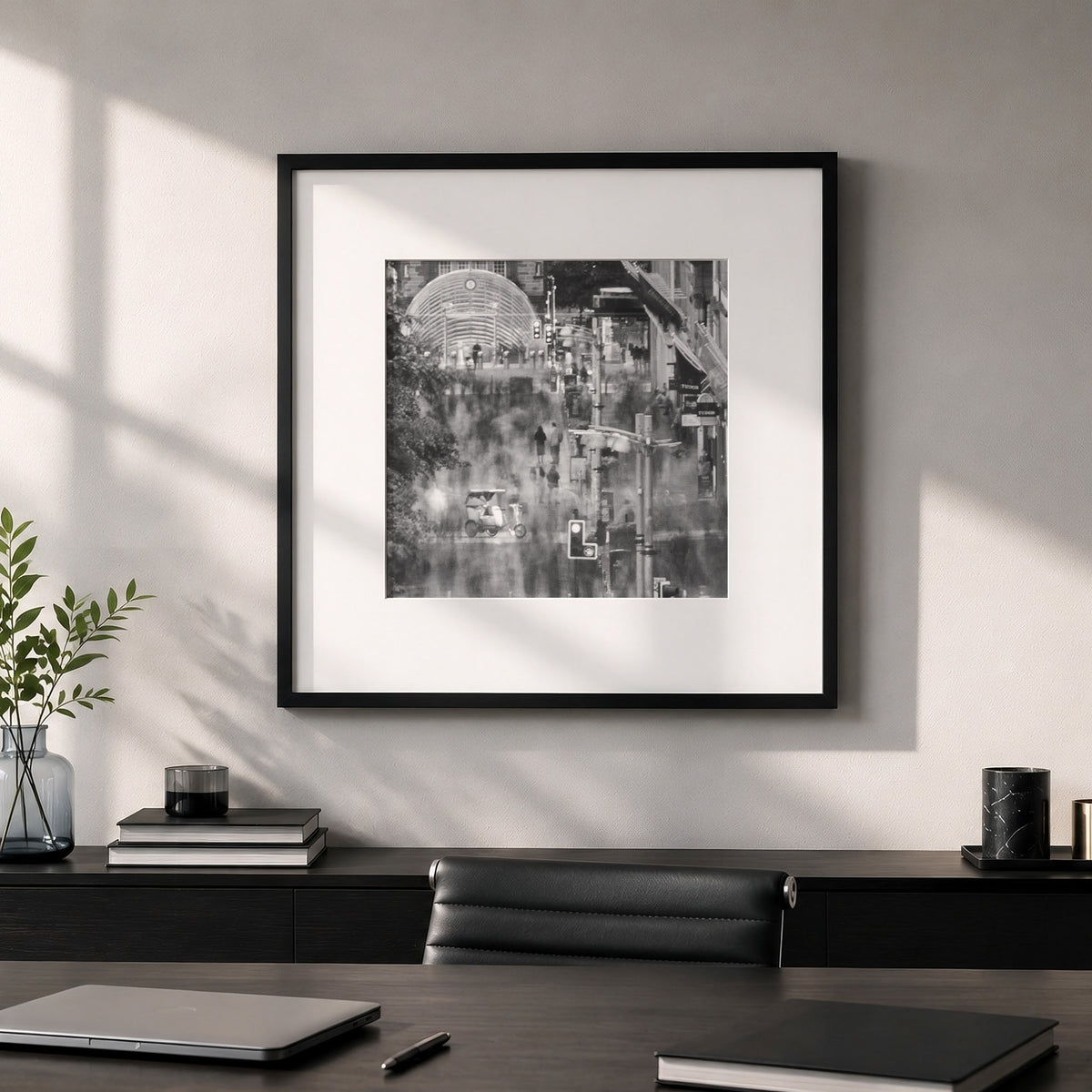 Glasgow Buchanan Street Square Print | Long Exposure