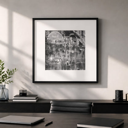 Glasgow Buchanan Street Square Print | Long Exposure