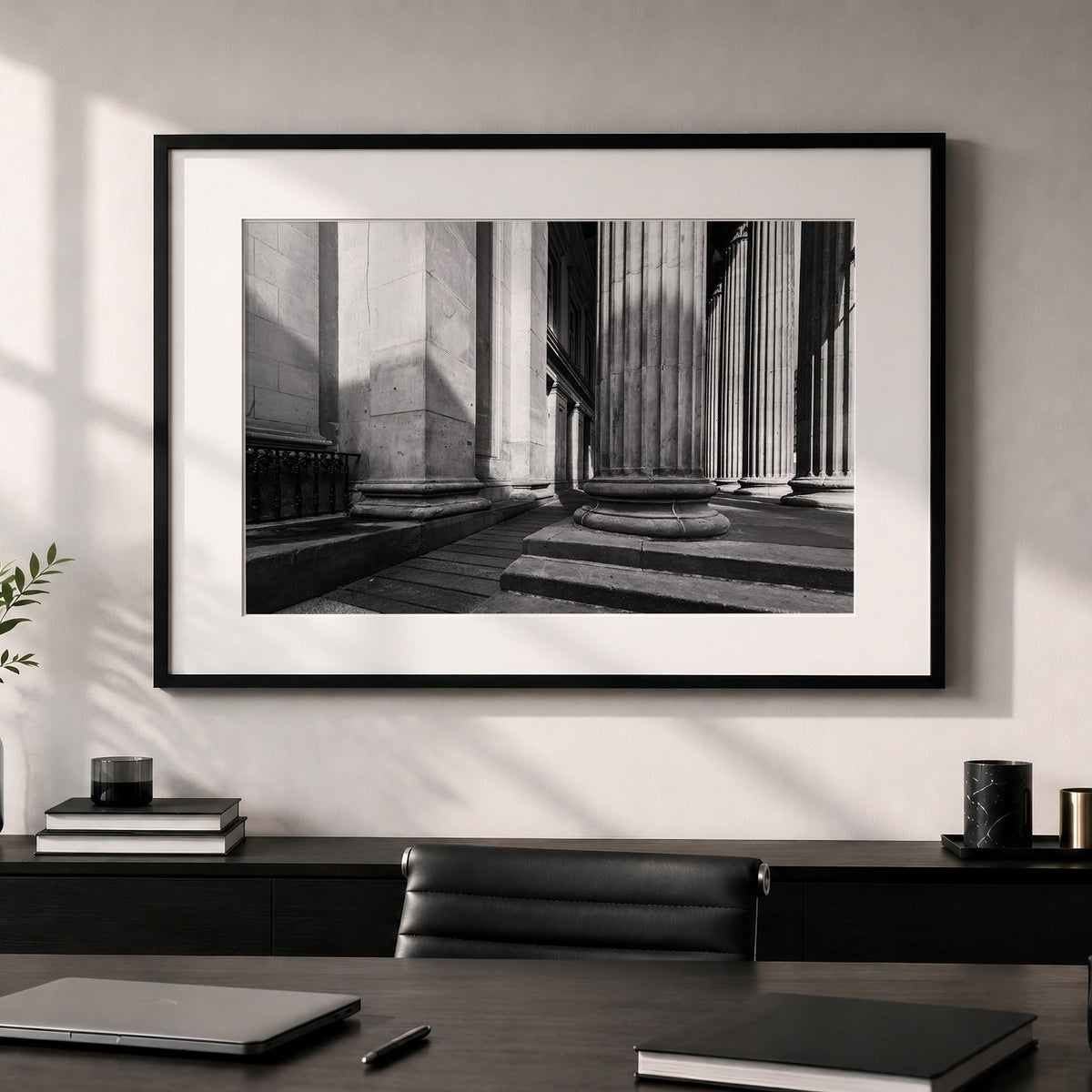 Glasgow GOMA Print | Gallery of Modern Art Black and White Photo