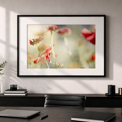Macro Flower Print | Sneezeweed Nature Photo