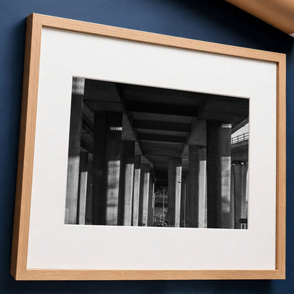 Glasgow Print | Kingston Bridge Underpass Architecture Photo