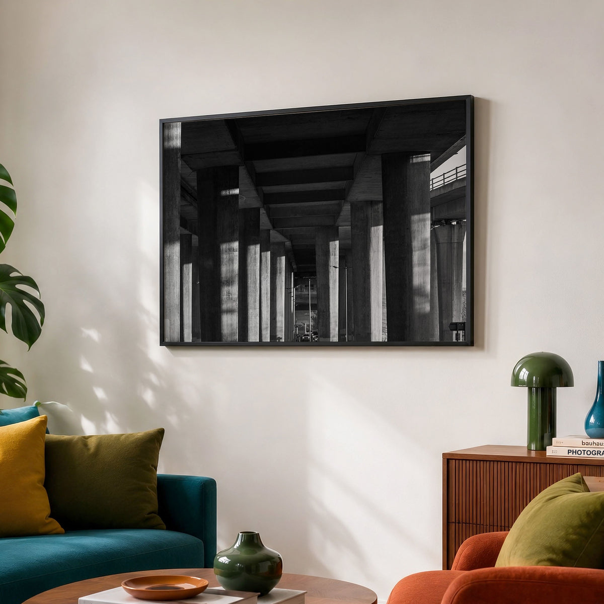 Glasgow Print | Kingston Bridge Underpass Architecture Photo