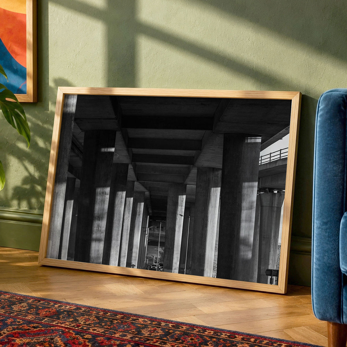 Glasgow Print | Kingston Bridge Underpass Architecture Photo