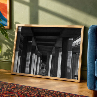 Glasgow Print | Kingston Bridge Underpass Architecture Photo