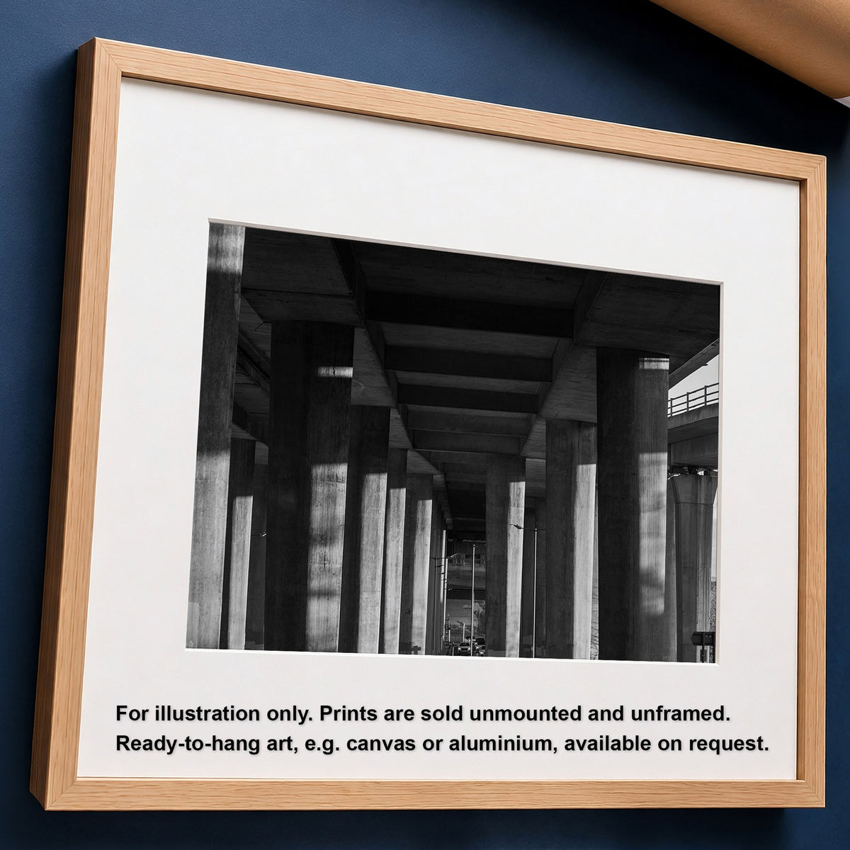 Glasgow Print | Kingston Bridge Underpass Architecture Photo