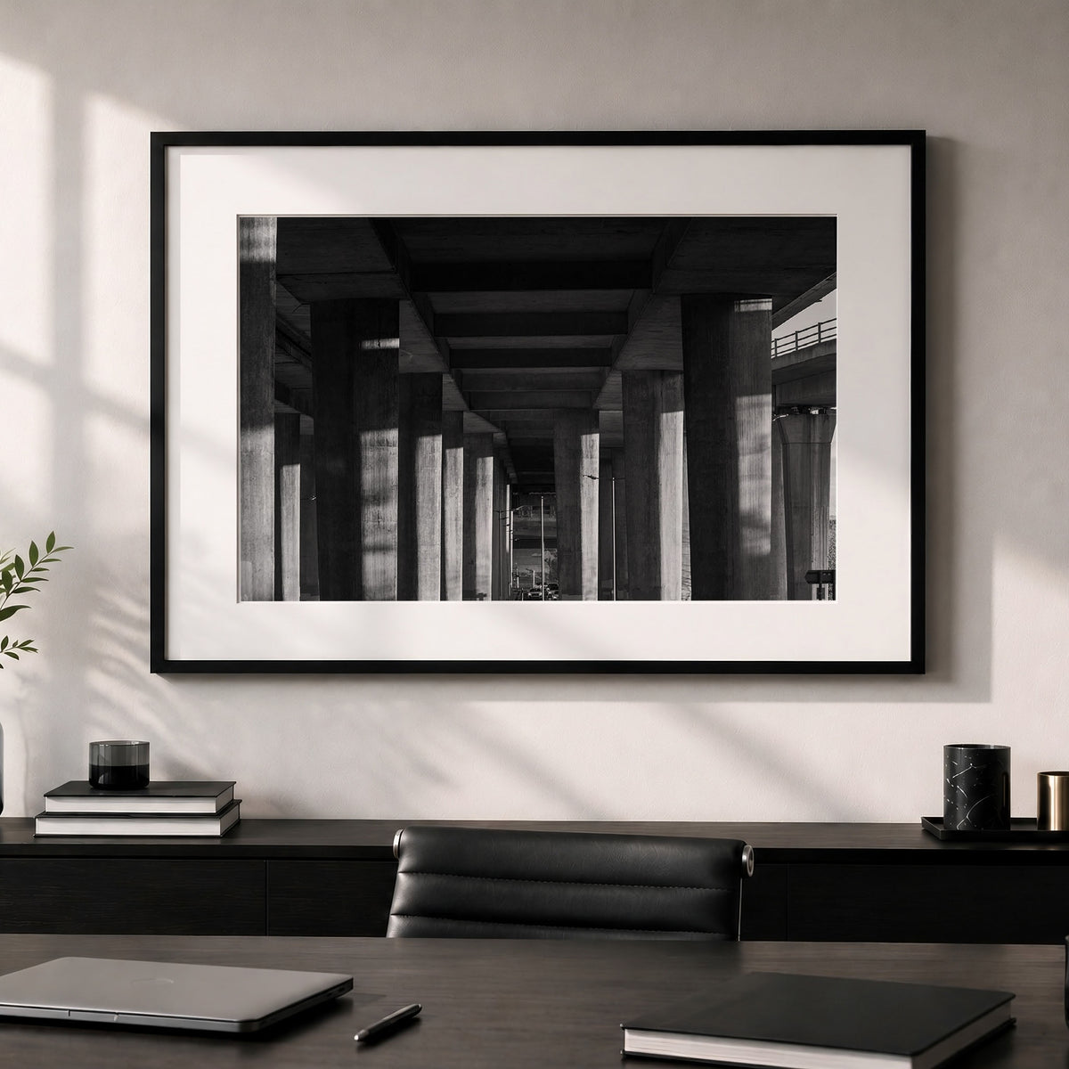Glasgow Print | Kingston Bridge Underpass Architecture Photo