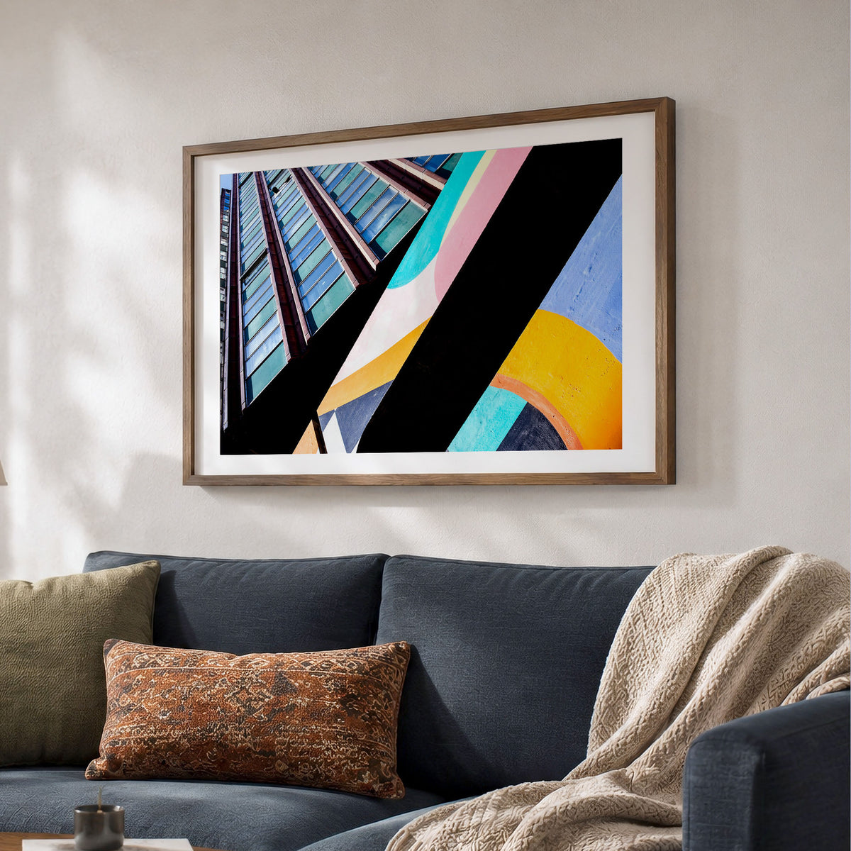 Strathclyde Uni Print | Livingstone Tower | Modernist Geometric Photo