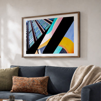 Strathclyde Uni Print | Livingstone Tower | Modernist Geometric Photo