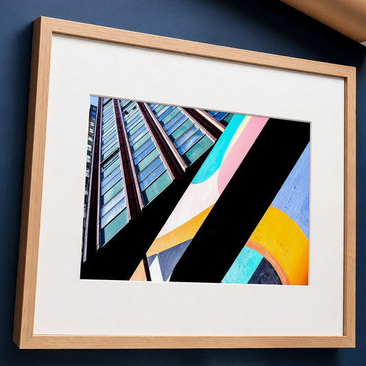 Strathclyde Uni Print | Livingstone Tower | Modernist Geometric Photo