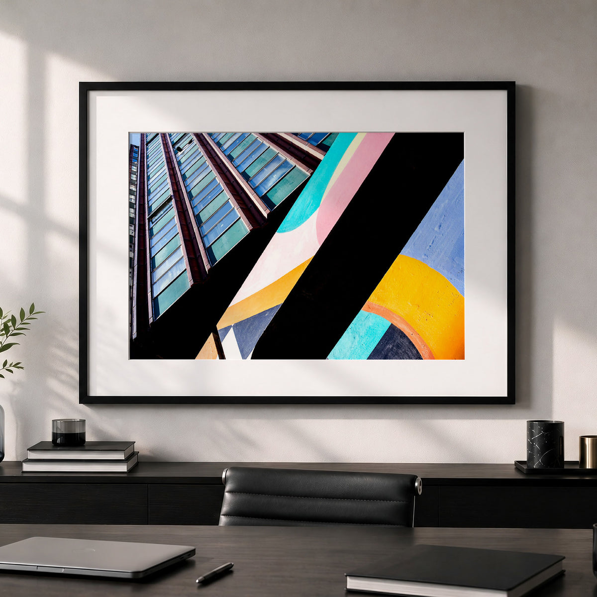Strathclyde Uni Print | Livingstone Tower | Modernist Geometric Photo
