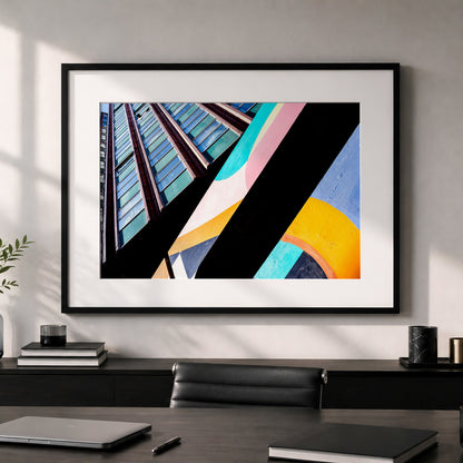 Strathclyde Uni Print | Livingstone Tower | Modernist Geometric Photo