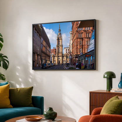 West George Street Glasgow Colour Print | Architecture Cityscape