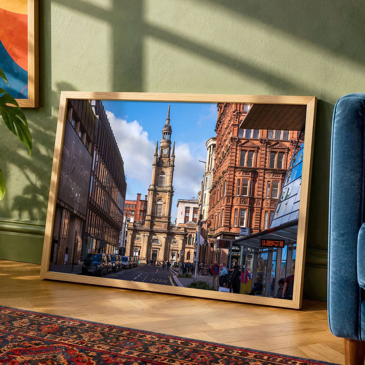 West George Street Glasgow Colour Print | Architecture Cityscape