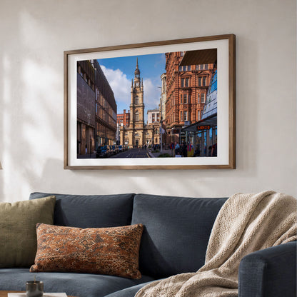 West George Street Glasgow Colour Print | Architecture Cityscape